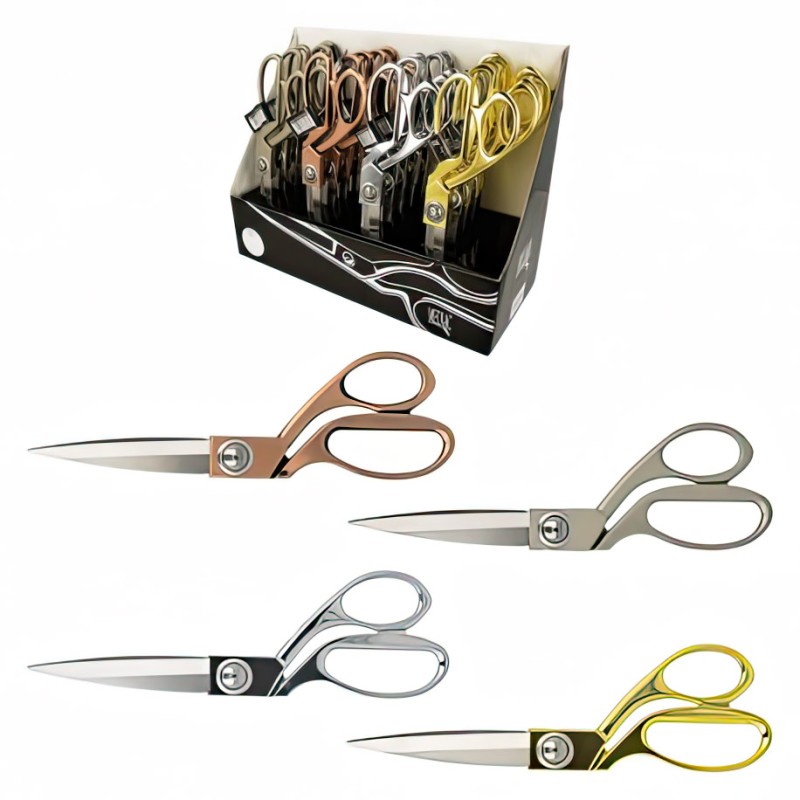 expositor tijeras sastre metalica 4839 20cm 20 uds